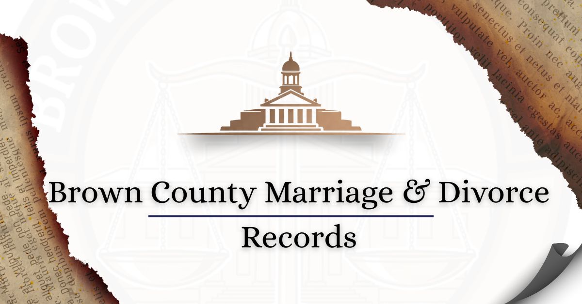 Brown County Marriage & Divorce Records